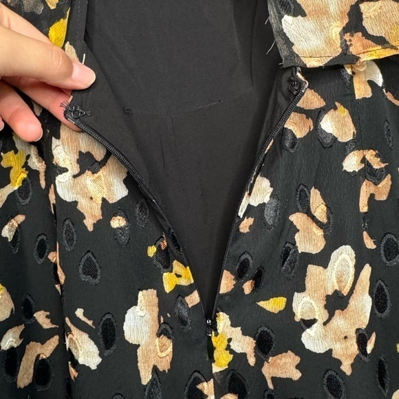 Lulu's‎ Sleeveless Floral Overlay Jumpsuit- Sz S - Picture 10 of 12